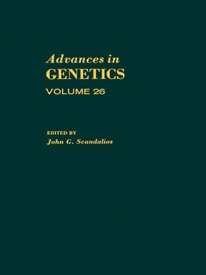 cover image of Advances in Genetics